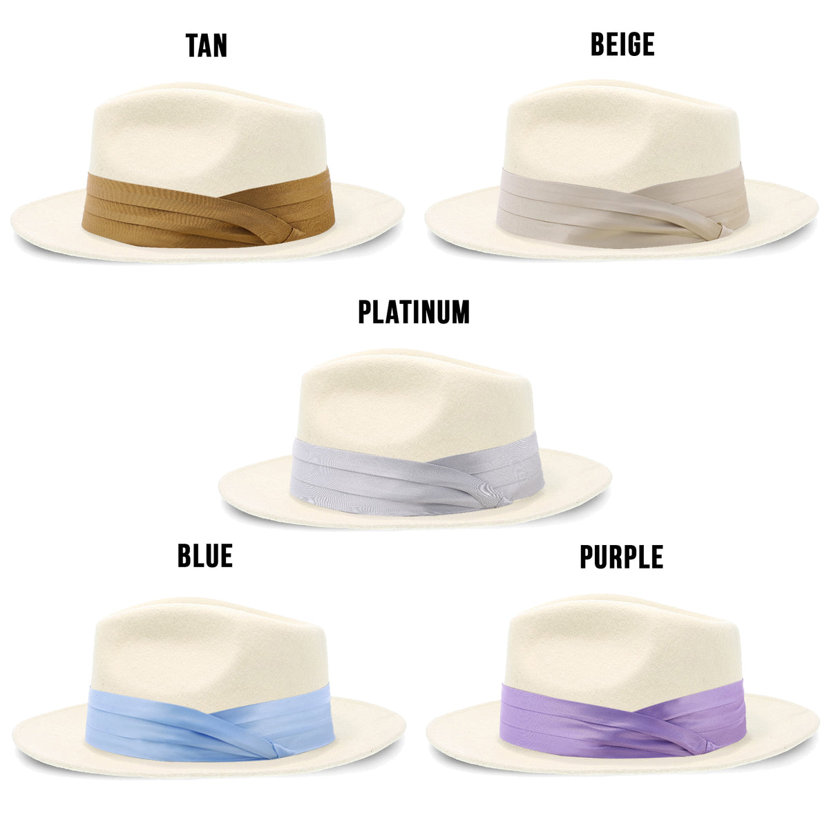 Hat Band - Purple Satin